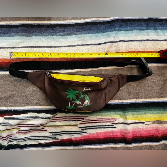 Vintage Fanny pack Brown Jamaica Belt Bag - Picture 4 of 5